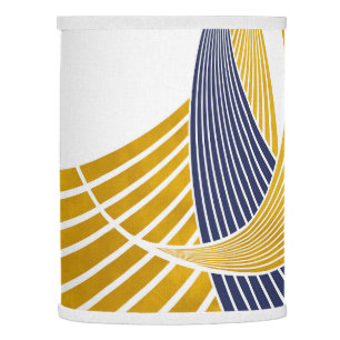 Modern, simple, elegant, waves, lines, stripes lamp shade