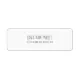 Modern Simple Elegant White Professional Plain Label | Zazzle