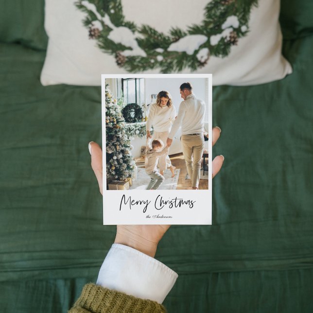 Modern Simple  Family Photo | Merry Christmas  (Creator Uploaded)