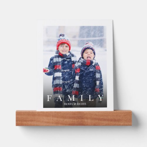 Modern Simple Family Photography Simple Keepsake Picture Ledge