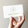 Modern Simple Green Eco Professional Business Card
