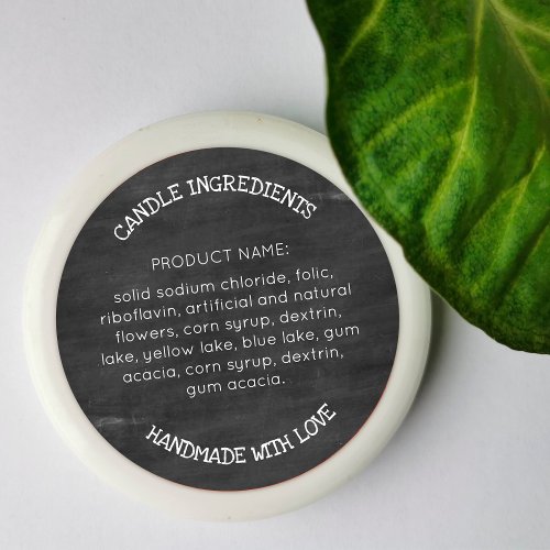 Modern Simple Ingredients Product Label Stickers