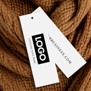 Modern Simple Logo Price Label Clothing Hang Tag