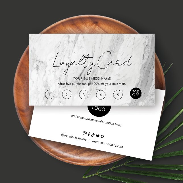 Modern Simple Loyalty Card Design (Creator Uploaded)
