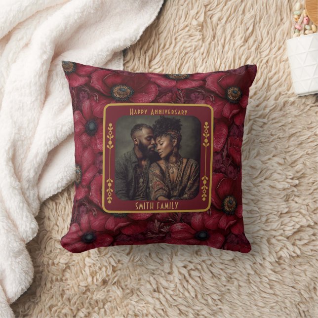 Modern Simple Marriage Throw Pillow For Couple (Blanket)