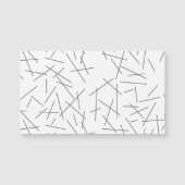 Modern, simple, messy graphic line pattern (Front)