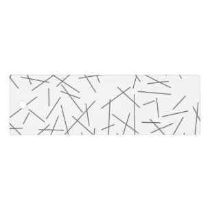 Modern, simple, messy graphic line pattern ruler