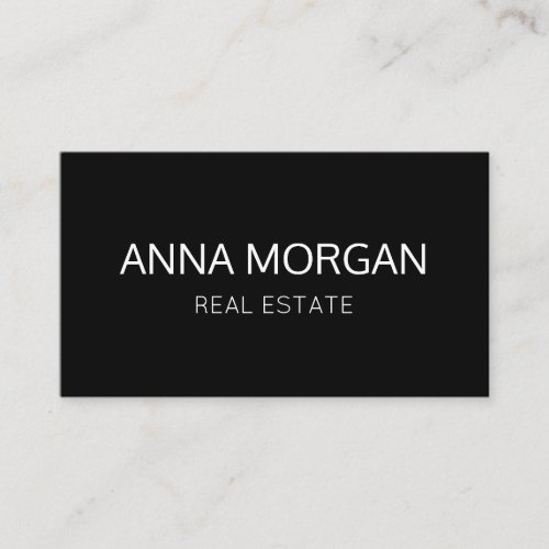 modern simple minimal architecture real estate bus business card