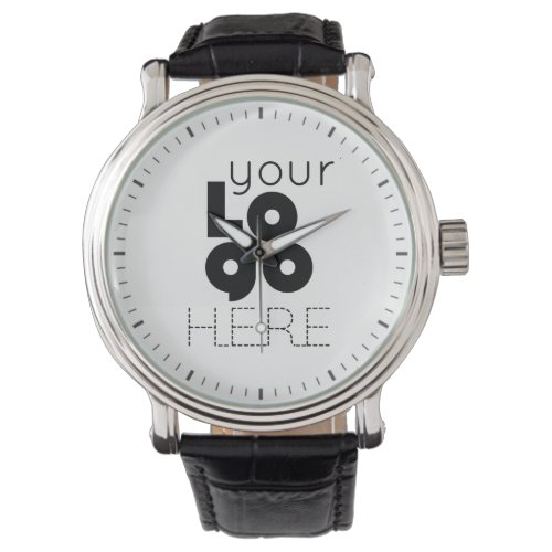 Modern Simple Minimal Custom Business Logo Wrist Watch