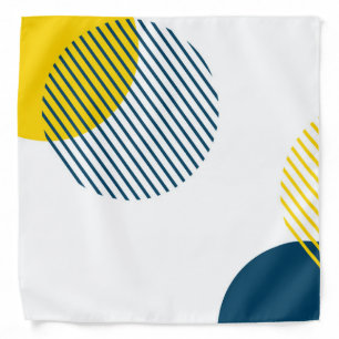 Modern, simple, minimal, trendy urban abstract art bandana