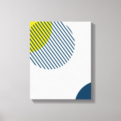 Modern simple minimal trendy urban abstract art canvas print