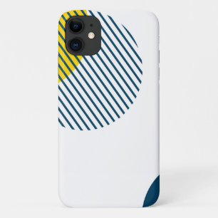 Modern, simple, minimal, trendy urban abstract art iPhone 11 case