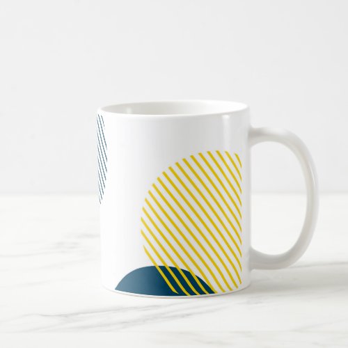 Modern simple minimal trendy urban abstract art coffee mug