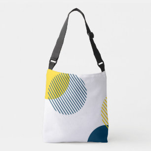 Modern, simple, minimal, trendy urban abstract art crossbody bag