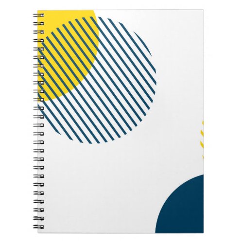 Modern simple minimal trendy urban abstract art notebook
