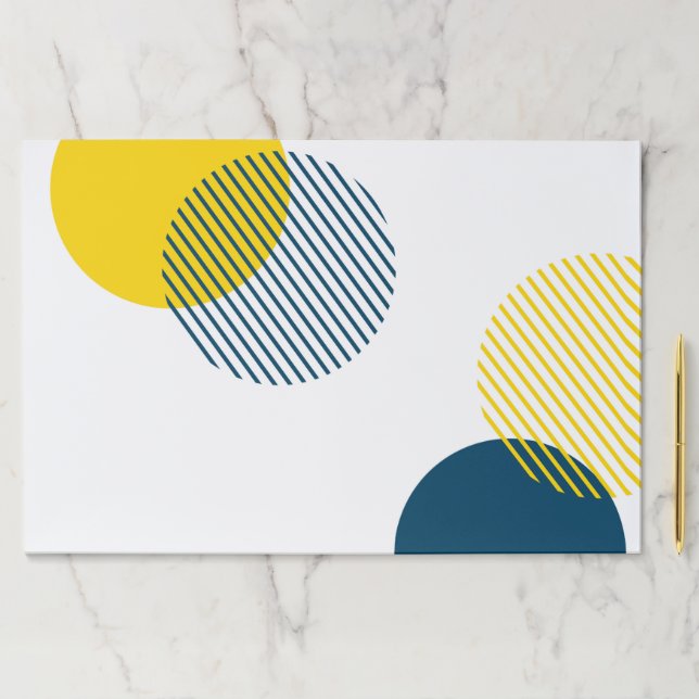 Modern, simple, minimal, trendy urban abstract art paper pad (Insitu)