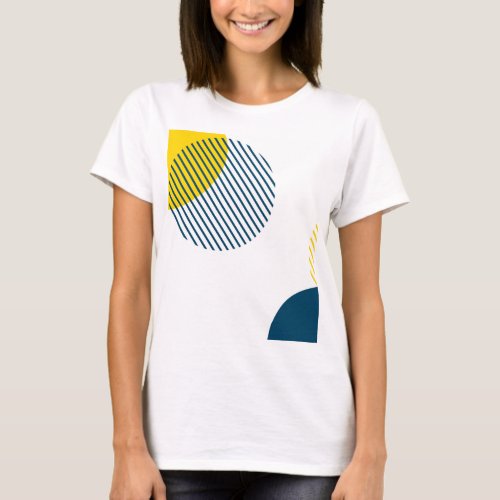 Modern simple minimal trendy urban abstract art T_Shirt