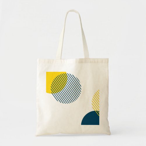 Modern simple minimal trendy urban abstract art tote bag