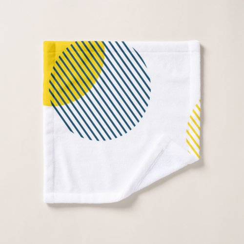 Modern simple minimal trendy urban abstract art wash cloth