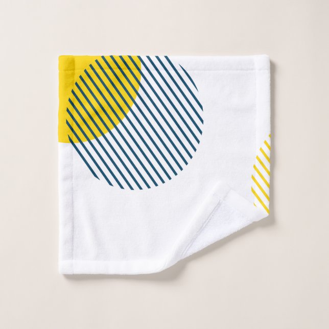 Modern, simple, minimal, trendy urban abstract art wash cloth (Wash Cloth)