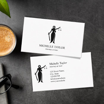 Modern Simple Minimalist Attorney Lawyer Office Business Card by smmdsgn at Zazzle