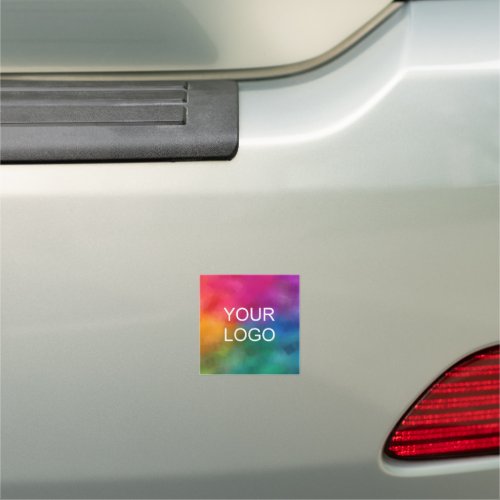 Modern Simple Minimalist Business Logo Template Car Magnet