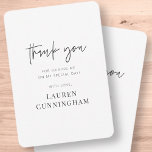 Modern Simple Minimalist Chic Thank You Card<br><div class="desc">Design is composed of modern chic typography with sans serif and serif font.</div>