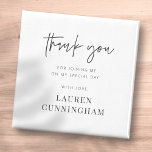 Modern Simple Minimalist Chic Thank You Magnet<br><div class="desc">Design is composed of modern chic typography with sans serif and serif font.</div>