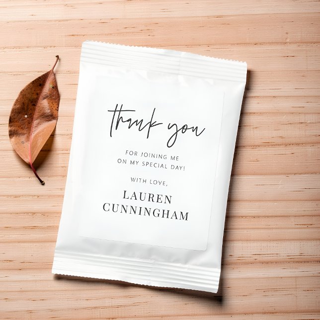 Modern Simple Minimalist Chic Thank You Margarita Drink Mix (Creator Uploaded)