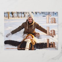 modern simple minimalist Christmas foil photo