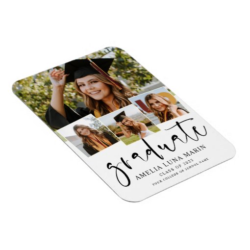 Modern Simple Minimalist Graduation Announcement Zazzle