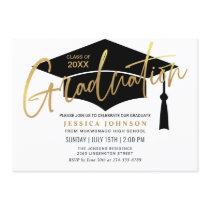 Modern Simple Minimalist Graduation Party Invitation Modern Simple Minimalist Graduation Party Invitation