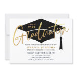 Modern Simple Minimalist Graduation Party Invitation Modern Simple Minimalist Graduation Party Invitation