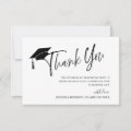Modern Simple Minimalist Graduation Thank You Card | Zazzle