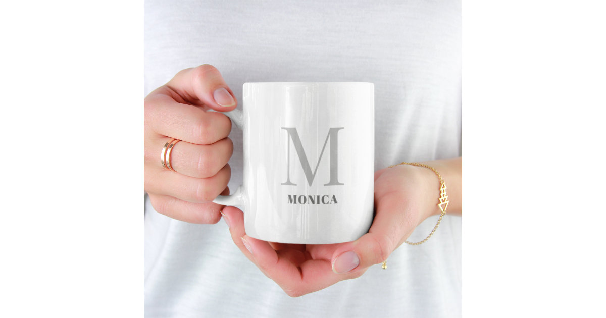 Modern Monogram Mugs