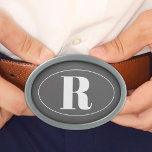 Modern Simple Monogram Groomsmen Gift Wedding Belt Buckle<br><div class="desc">Send your groomsmen down the aisle in style with this modern monogram belt buckle! Make a perfect groomsmen gift, this belt buckle will add a special detail to your big day. • Check out our shop for coordinating items • Looking for something a little different? Send us a message or...</div>