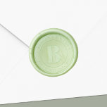 Modern Simple Monogram Name Date Wedding Wax Seal Sticker<br><div class="desc">Add a sophisticated and timeless touch to your wedding correspondence with our Modern Simple Monogram Name Date Wedding Wax Seal Sticker. This sticker features a custom monogram encircled by your names and wedding date, all presented in a beautiful, sage green hue that exudes elegance. Perfect for sealing wedding invitations, thank...</div>