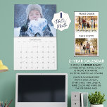 Modern Simple One Photo Per Month Script  Calendar<br><div class="desc">Modern photo calendar featuring one full-bleed photo per month in your choice of calendar pages up to 2 years (see ordering page for different calendar lengths of time, sizes and styles as well as start date). Simple, easy-to-upload photo templates makes creating your own custom photo calendar a breeze to reminisce...</div>