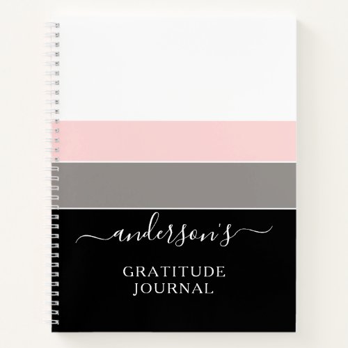 Modern Simple Personalize Gratitude Journal