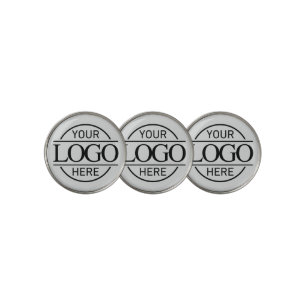 Modern Simple Personalized Business Logo Branded Golf Ball Marker