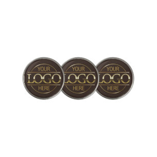 Modern Simple Personalized Business Logo Branded Golf Ball Marker