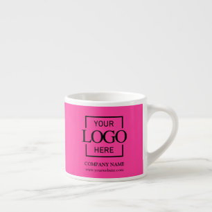 Modern Simple Personalized Company Branding Logo Espresso Cup