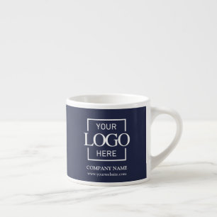 Modern Simple Personalized Company Branding Logo Espresso Cup
