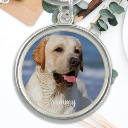 Modern Simple Personalized Pet Dog Family Photo  Bracelet