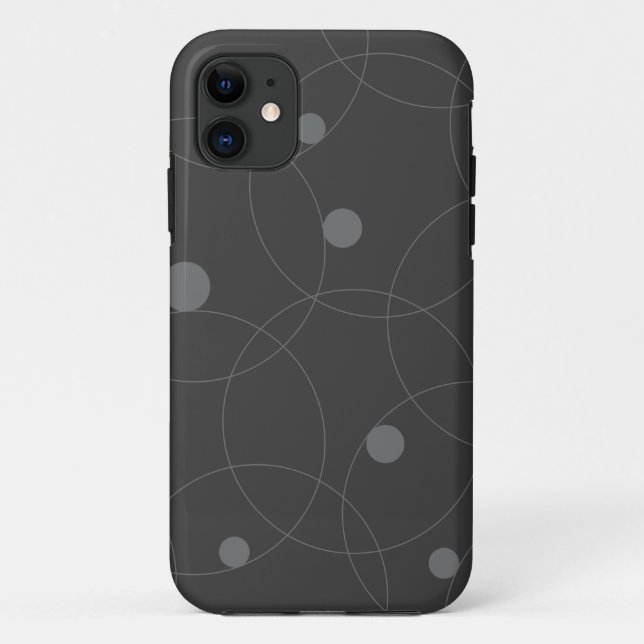 Modern, simple, playful, fun pattern of circles Case-Mate iPhone case (Back)