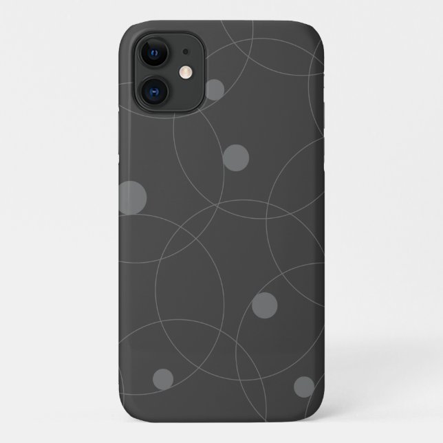 Modern, simple, playful, fun pattern of circles Case-Mate iPhone case (Back)
