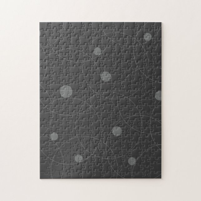 Modern, simple, playful, fun pattern of circles jigsaw puzzle (Vertical)