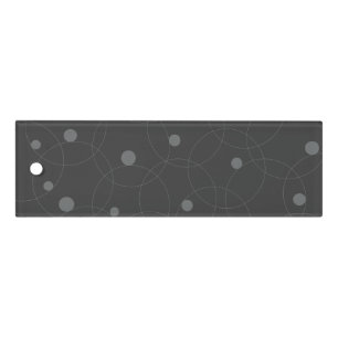 Modern, simple, playful, fun pattern of circles ruler