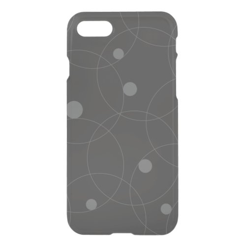 Modern simple playful fun pattern of circles iPhone SE87 case