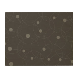 Modern, simple, playful, fun pattern of circles wood wall art